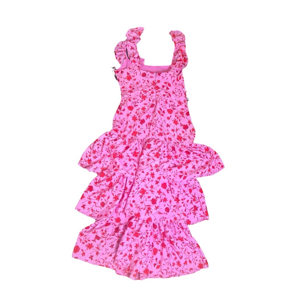 Likely Pink Floral Tiered Midi Dress - Picture 5 of 7